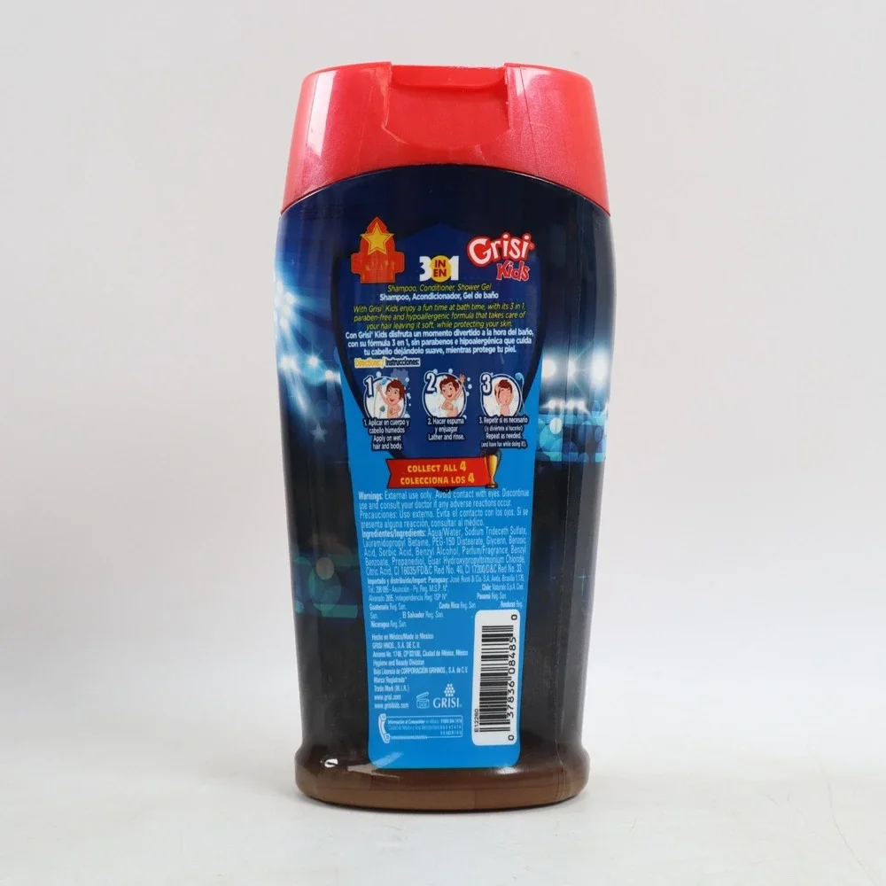 2 PACK Manzanilla Grisi Kids Shampoo for Boys Lightening Shampoo w/ Chamomille